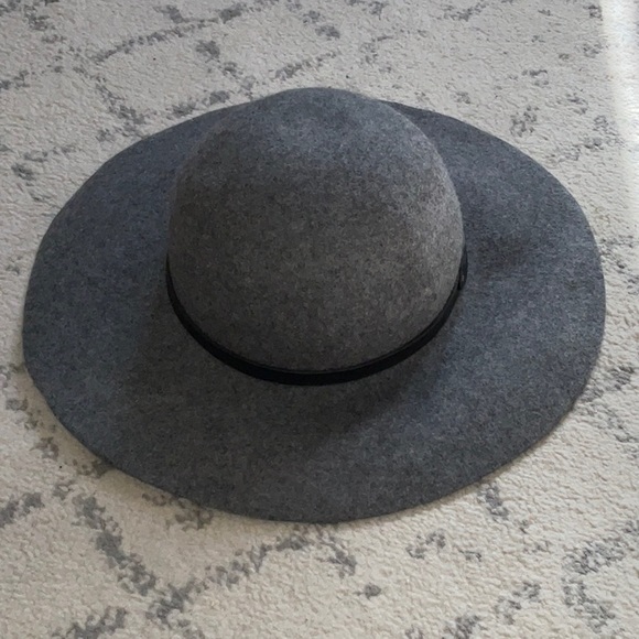 D&Y (David & Young) 100% Wool Floppy Grey Sun Hat. OS - Picture 3 of 7